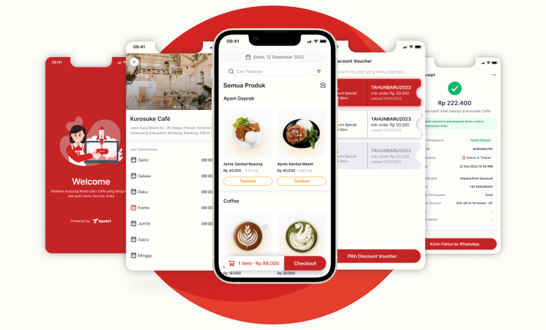 website for restaurant menu