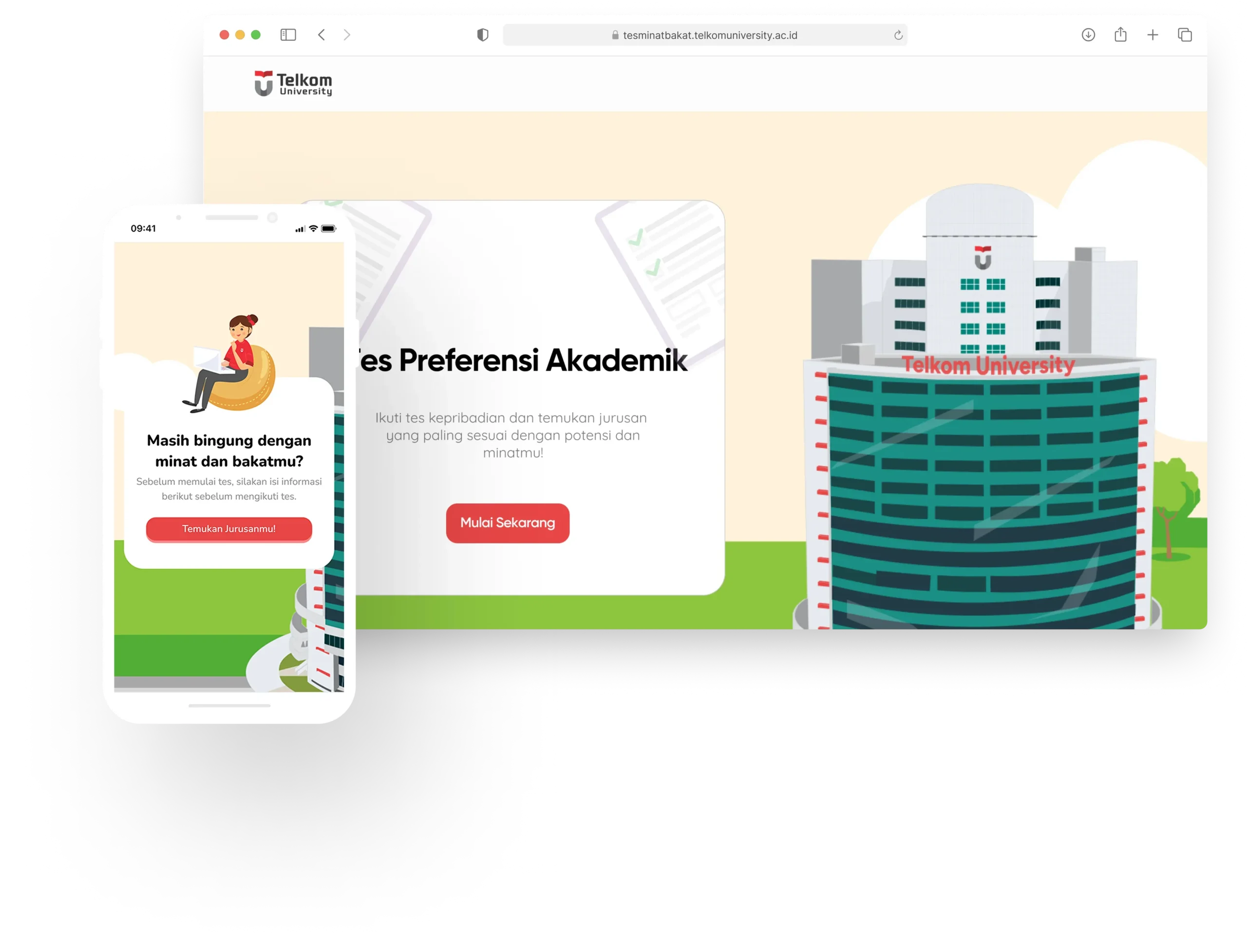 System & Aptitude Test for Telkom University - Sasana Digital Projects